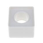 Square Microphone Station Logo -White I D DIGIPHOTO