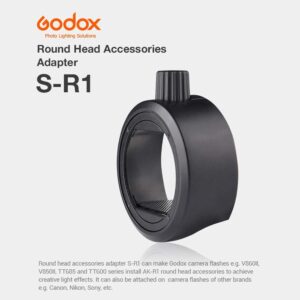 Godox S R1 Round Head Accessories Adapter digiphoto