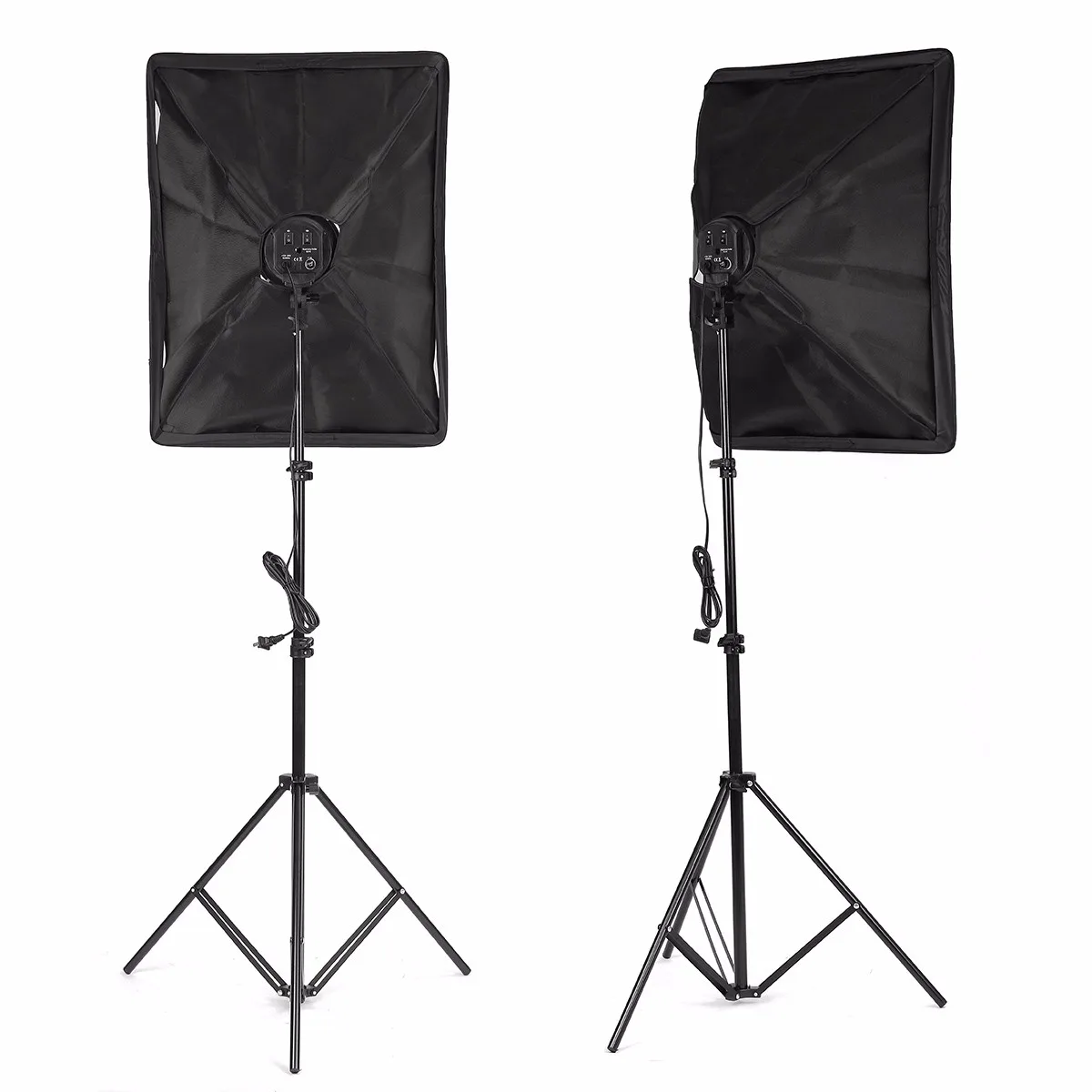 : DigiPhoto ,Photo Video Studio Lighting Kit 4-Socket Holder Softbox Light Stands