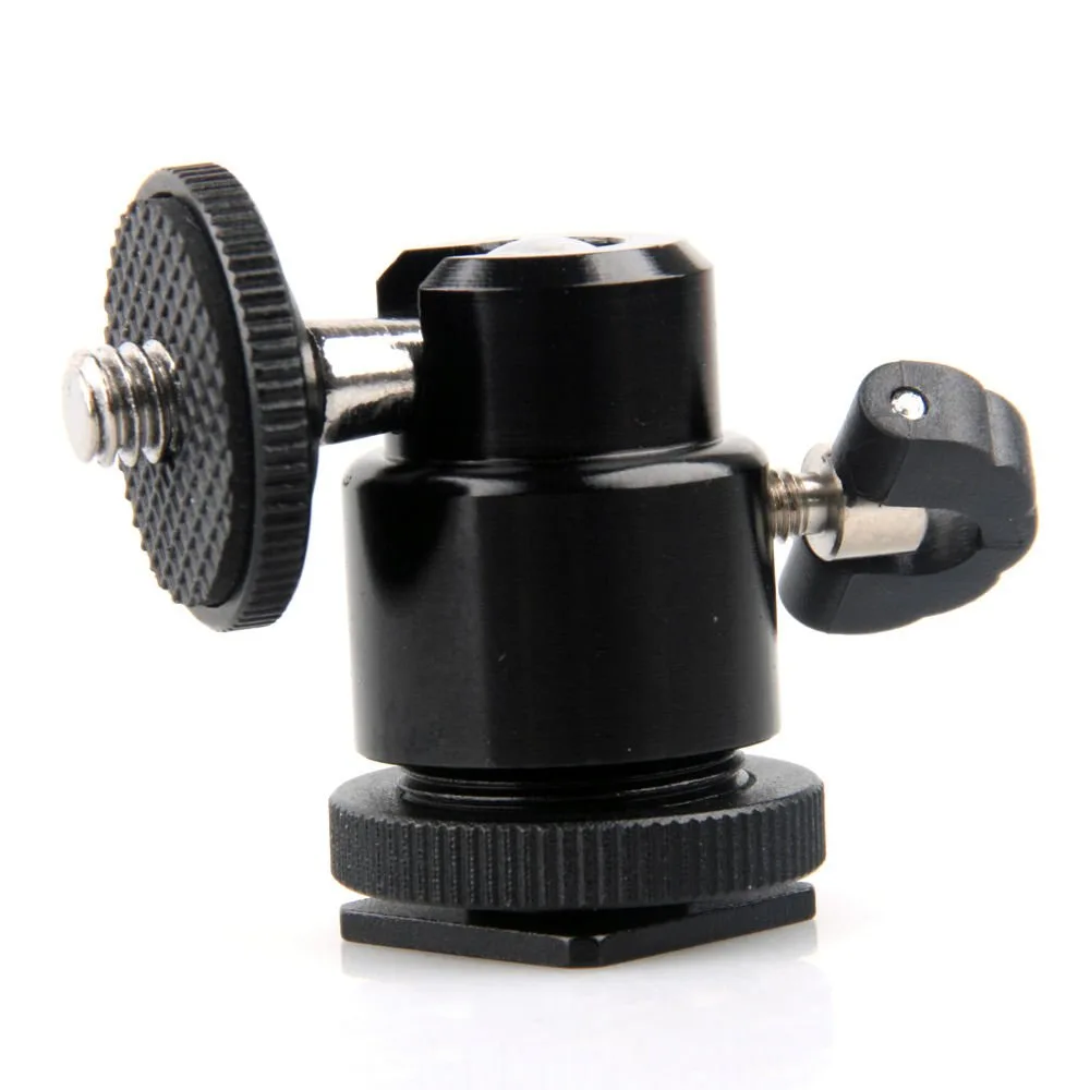 616oUGJnAVL._SL1000_.jpg Adjustable Small Ball Head 1/4" Hot Shoe Mount digiphoto