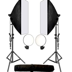 Digiphoto LV460 DIMMABLE LED WITH 50X70CM SOFTBOX 2PC KIT WITH CARRYING BAG