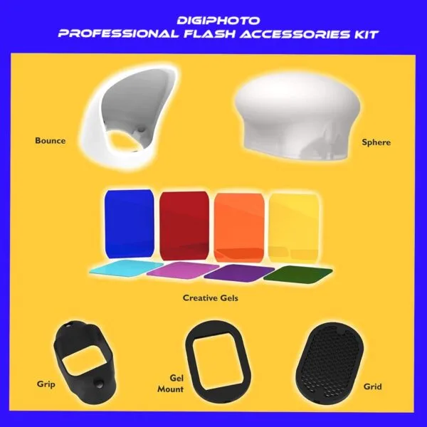 Digiphoto Professional Flash Accessories Kit