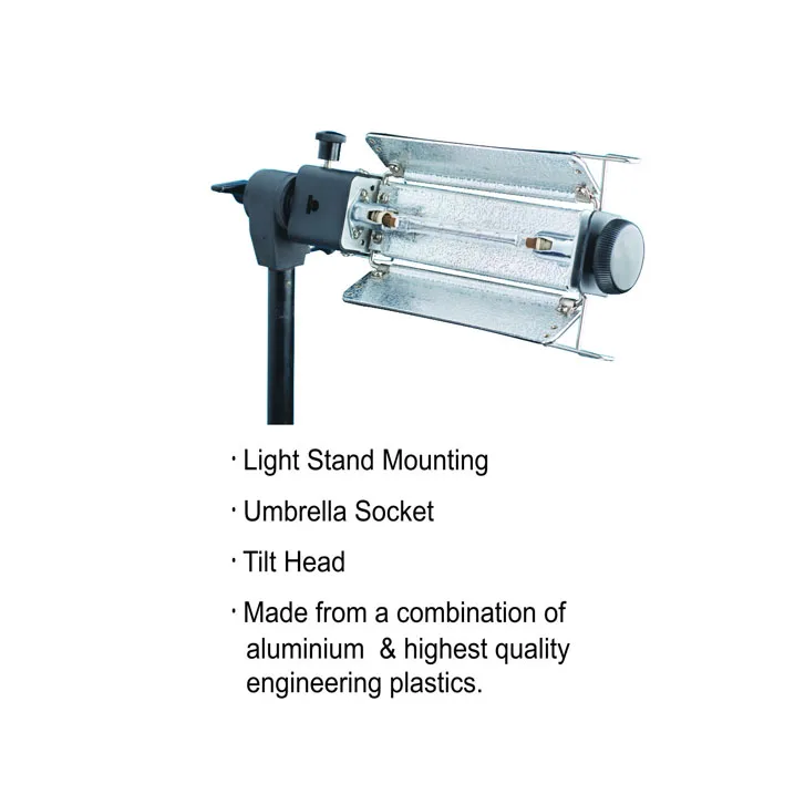 Digiphoto Pair Porta Umbrella Video Light 4 Still Video Photography Portable Studio Kit