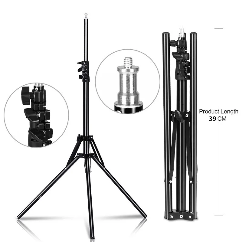 : Digiphoto Reverse Folding Aluminum Alloy Light Stand Tripod