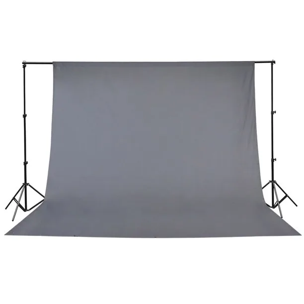 Digiphoto 8 x12 FT GRAY LEKERA BACKDROP PHOTO LIGHT STUDIO PHOTOGRAPHY BACKGROUND (pack of 1)