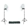 Digiphoto Pair Porta Umbrella Video Light 4 Still Video Photography Portable Studio Kit