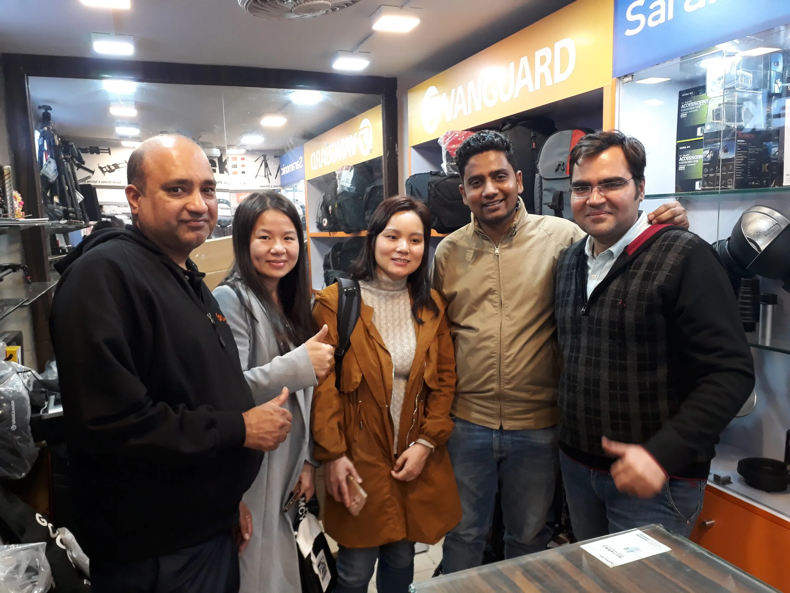godox sales manhager at digiphoto showroom