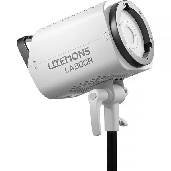 GODOX Litemons LA300R RGB COB LED Video Light, 1800-10,000K CCT CRI 95+ TLCI 94+, 14 Lighting Effects, Bowens Mount, with GSM Adjustment, Onboard & App Control, NFC Connection, for Live Streaming