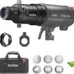 Godox BFP Flash Projection Attachment for Bowens Mount Flash Speedlight, 360° Rotatable, EF Lens Mount, Speedlight Attachment for Godox AD600 Pro, AD1200 Pro, SK400, SK400II, MS300, MS300V, QT Series