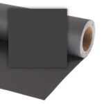 Colorama 1.35 X 11M Black Paper Photography Studio Backdrop LLCO568