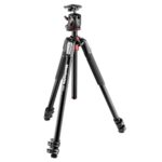 Manfrotto MK055XPRO3-BHQ2 Aluminum Tripod with XPRO Ball Head and 200PL QR Plate,Black - Image 2