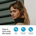 Sennheiser ACCENTUM Open True Wireless Earbuds-Smart Touch Controls, Lightweight & Breathable Design, Upto 28H Battery, Quick Charging, IPX4 Splash Resistance-Black - Image 7