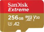 SanDisk Extreme® 256GB microSDXC UHS-I, 190MB/s Read, 130MB/s Write Memory Card for 4K Video on Smartphones, Action Cams and Drones - Image 2