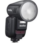 Godox V100-N Camera Flash for Nikon,Round Head Speedlite,TTL Touch Screen 2.4G Wireless X System for Nikon Cameras - Image 2