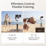 DJI Osmo Mobile 7P Gimbal Stabilizer For Iphone,Android,Native Tracking,Lighting,3-Axis Phone Gimbal,One-Tap Edit,Built-In Extension Rod & Tripod,Phone Charging,Vlogging Stabilizer Youtube Video,Black - Image 7