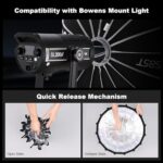 Godox S120T Umbrella Softbox 47.3" 120cm Bowens Mount Softbox with Diffuser Quick Release Compact Umbrella Softbox for Photography Shooting Continous Light Monolights Vedio Portrait Shooting - Image 3