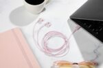 Sennheiser CX 80U Wired in-Ear Earphones with in-Line Microphone, One Button Smart Control, Lightweight Design, USB Type-C, 3 Ear Tip Sizes, 1Y Warranty, Voice Control, Sakura - Image 4