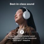 Sennheiser Momentum 4 Wireless Over Ear Headphones, German Design, ANC, 60h Battery, Customizable Sound, 4 Digital Mics for Crystal-Clear Calls, Multipoint Connectivity, 2 Yr Warranty, Black/Copper - Image 3