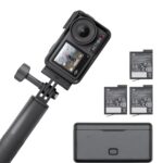 DJI Osmo Action 4 Adventure Combo - 4K/120fps Waterproof Action Camera with a 1/1.3-Inch Sensor, 10-bit & D-Log M Color Performance, Up to 7.5 h with 3 Batteries, Outdoor Camera for Travel, Biking - Image 2
