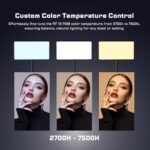 RF 15 RGB LED Video Light for Photography & Videography | 2700K-7500K Adjustable CCT | CRI Ra95+ Studio Fill Light | 4000mAh Rechargeable Camera Light with Type-C Charging - Image 6