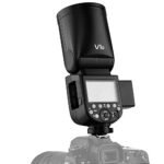 Godox V1-C V1 Li-on TTL On-Camera Round Flash Speedlight Compatible with Canon - Image 4