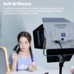 Godox Litemons LP600R 60W RGB LED Light Panel with Barndoor, 1800K-10000K 9270Lux LED Panel with 14 FX Effects APP Control CRI/TLCI 96+ Dimmable 0-100% Studio Soft Light for Photography - Image 5