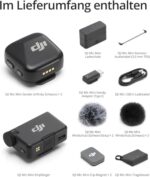 DJI Mic Mini (2 Transmitters + 1 Receiver + Charging Cradle), Ultra Light, Detailed Audio, 48 Hours Use, Noise Cancelling, Auto Limit, Wireless Microphone/iPhone/Android, Vlog, Streaming - Image 7