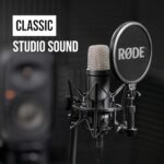 Rode Nt1 Signature Series Large-Diaphragm Condenser Microphone with Shock Mount, Pop Filter and XLR Cable for Music Production, Vocal Recording, Streaming and Podcasting - Image 5