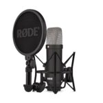 Rode Nt1 Signature Series Large-Diaphragm Condenser Microphone with Shock Mount, Pop Filter and XLR Cable for Music Production, Vocal Recording, Streaming and Podcasting - Image 2