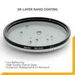 NiSi True Color ND-Vario Pro Nano 1-5 Stops Variable ND (67mm) - Image 7