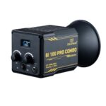 BI 100 PRO Combo 100W inbuilt 11200 mah Battery, Bi-Colour LED Continuous Light, CCT 2700K-6500K, CR>I 96, with Optical Snoot 10 Metal gobos, 12 Special fx Effects - Image 3