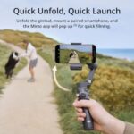 DJI Osmo Mobile 7P Gimbal Stabilizer For Iphone,Android,Native Tracking,Lighting,3-Axis Phone Gimbal,One-Tap Edit,Built-In Extension Rod & Tripod,Phone Charging,Vlogging Stabilizer Youtube Video,Black - Image 5