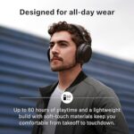 Sennheiser Momentum 4 Wireless Over Ear Headphones, German Design, ANC, 60h Battery, Customizable Sound, 4 Digital Mics for Crystal-Clear Calls, Multipoint Connectivity, 2 Yr Warranty, Black/Copper - Image 5