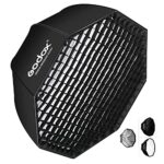 Godox SB-GUE80 80cm / 32 Inch Portable Octagon Honeycomb Grid Umbrella Speedlite Softbox with Bowens Mount - Image 2