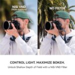 NiSi True Color ND-Vario Pro Nano 1-5 Stops Variable ND (67mm) - Image 4