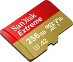 SanDisk Extreme® 256GB microSDXC UHS-I, 190MB/s Read, 130MB/s Write Memory Card for 4K Video on Smartphones, Action Cams and Drones - Image 3