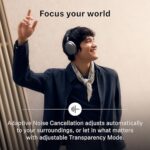 Sennheiser Momentum 4 Wireless Over Ear Headphones, German Design, ANC, 60h Battery, Customizable Sound, 4 Digital Mics for Crystal-Clear Calls, Multipoint Connectivity, 2 Yr Warranty, Black/Copper - Image 4