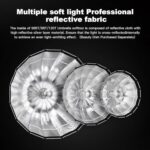 Godox S120T Umbrella Softbox 47.3" 120cm Bowens Mount Softbox with Diffuser Quick Release Compact Umbrella Softbox for Photography Shooting Continous Light Monolights Vedio Portrait Shooting - Image 4