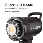 GODOX SL-60W 60W 5600±300K LED Video Light with Bowens Mount Continous Light - White Version | for Video Recording, Wedding, Outdoor Shooting (Remote not Included) (SL60W) - Image 3