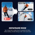 Insta360 X5 - Waterproof 8K 360° Action Camera, Leading Low Light, Invisible Selfie Stick Effect, Rugged and Replaceable Lens, 3-Hour Battery, Built-in Wind Guard, Stabilization, Triple AI Chip Design - Image 6