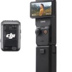 DJI Osmo Pocket 3 Creator Combo, Vlogging Camera with 1'' CMOS & 4K/120fps Video, 3-Axis Stabilization, Face/Object Tracking, Fast Focusing, Mic Included for Clear Sound, Small Camera for Photography