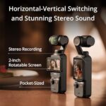 DJI Osmo Pocket 3 Creator Combo, Vlogging Camera with 1'' CMOS & 4K/120fps Video, 3-Axis Stabilization, Face/Object Tracking, Fast Focusing, Mic Included for Clear Sound, Small Camera for Photography - Image 5