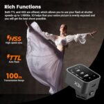 Godox X3N X3-N TTL Wireless Flash Trigger for Nikon Camera, 2.4G Wireless Touchscreen Flash Transmitter, Support TTL Auto/Manual/Multi Flash, Built-in Lithium Battery, High-Definit OLED Screen - Image 3