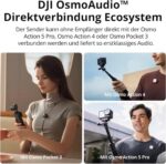 DJI Mic Mini (2 Transmitters + 1 Receiver + Charging Cradle), Ultra Light, Detailed Audio, 48 Hours Use, Noise Cancelling, Auto Limit, Wireless Microphone/iPhone/Android, Vlog, Streaming - Image 6