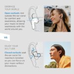 Sennheiser ACCENTUM Open True Wireless Earbuds-Smart Touch Controls, Lightweight & Breathable Design, Upto 28H Battery, Quick Charging, IPX4 Splash Resistance-Black - Image 3