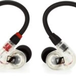 Sennheiser IE 100 Pro Wired In‑Ear Monitors | Clear | Precision Dynamic Drivers | Detachable Cable | 20 Hz–18 kHz FR | Ideal for Musicians, Live Monitoring, Studio Recording & On‑Stage Performances