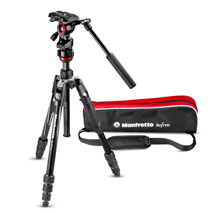Manfrotto MK055XPRO3-BHQ2 Aluminum Tripod with XPRO Ball Head and 200PL QR Plate,Black - Image 3
