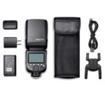 Godox V860III-C Flash for Canon Camera Flash Speedlite 7.2V/2600mAh Li-ion Battery, 2.4G Wireless HSS 1/8000 1.5s Recycle Time 10 Levels LED Modeling Light for Canon (Upgraded V860II-C)