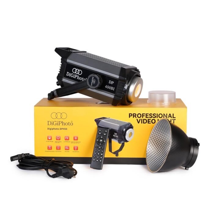 DP 350 BI Color Continuous 350 W LED Light with Reflector & Infrared Remote, AC Power - 2700K-6500K Color Temperature Control, 97 CRI, 32000 Lumen, Ideal for Shooting - Image 8