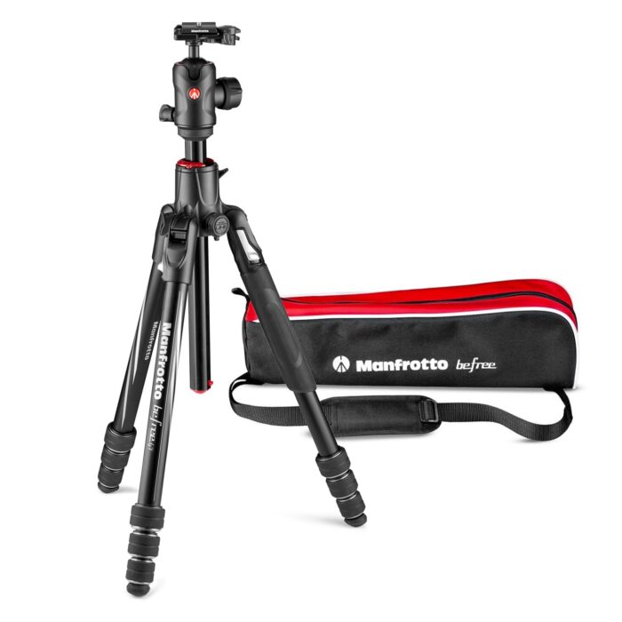 Manfrotto MK055XPRO3-BHQ2 Aluminum Tripod with XPRO Ball Head and 200PL QR Plate,Black - Image 4